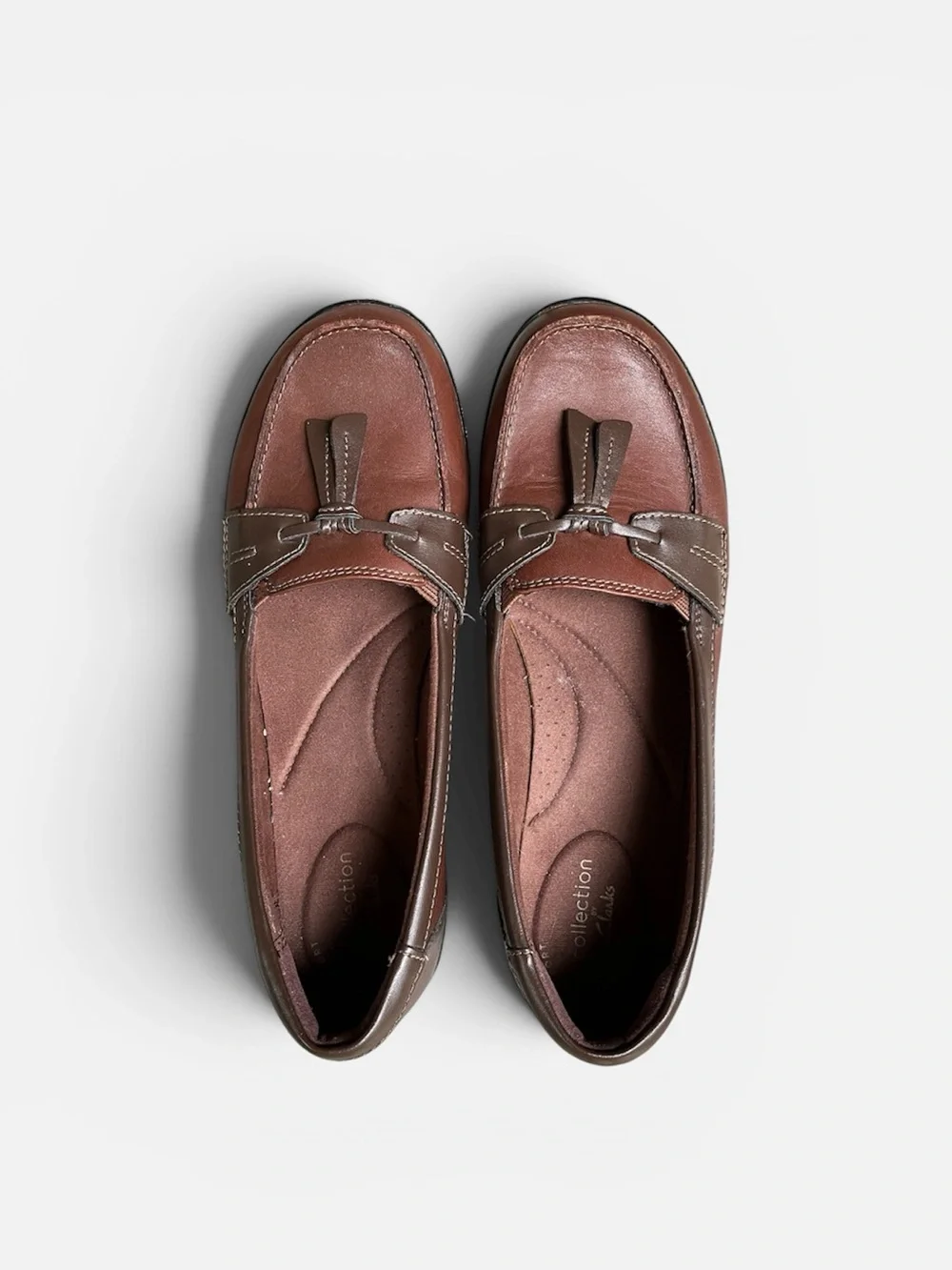 Clarks Ashland Bubble Loafer in Dark Brown Size 7 1/2